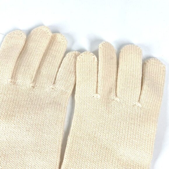 FENDI Zucca Glove gloves wool pink/Beige Unused